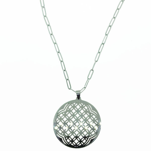 COLLIER PENDENTIF FLEUR DE VIE
