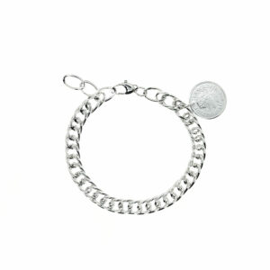 BRACELET CHAINE GOURMETTE PLAQUE