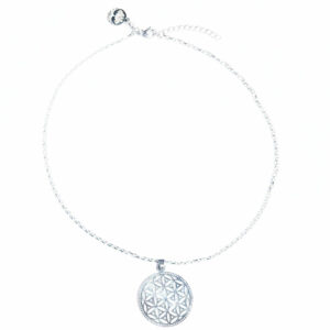 COLLIER CHAINE PENDENTIF FLEUR DE VIE